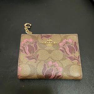 AUTHENTIC Floral Coach Wallet